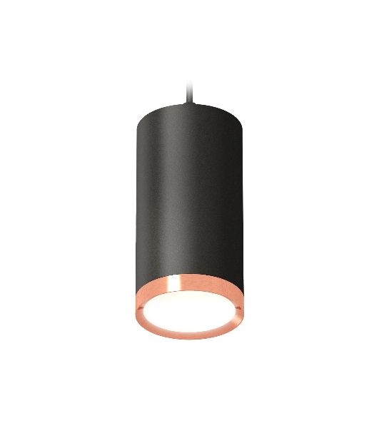 Светильник Ambrella Light XP8162014 SBK/PPG черный песок/золото розовое полированное GX53 (A2333, C8162, N8126)