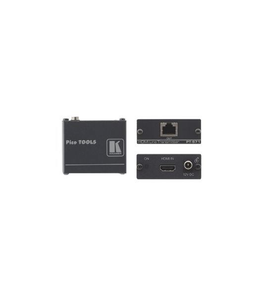 Передатчик Kramer Electronics PT-571 сигнала HDMI в кабель витой пары (TP), поддержка HDCP и HDMI 1.3, совместимость с HDTV, Power Connect, 1.65Gbps