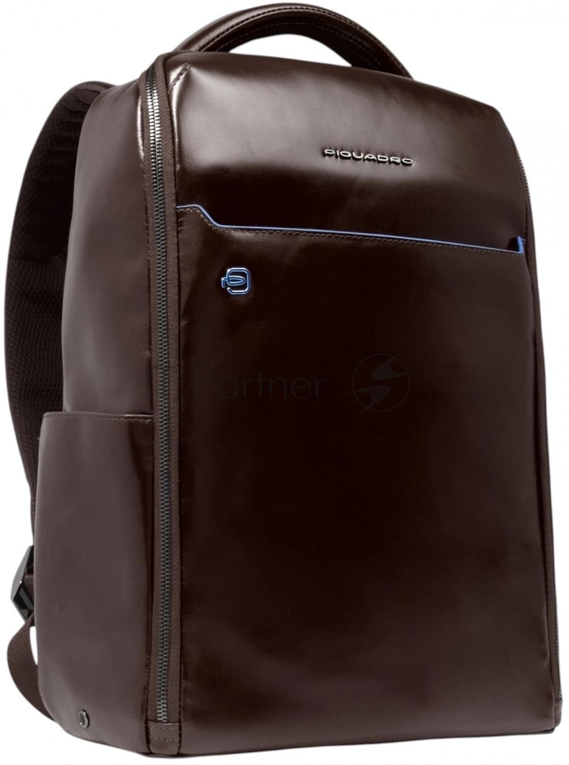Рюкзак Piquadro Blue Square CA6858B2/MO красное дерево натур.кожа