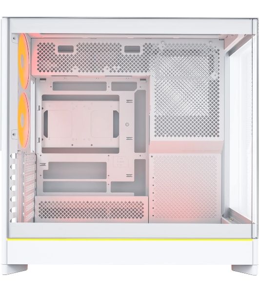 Компьютерный корпус Montech HS02 PRO белый без БП ATX 4x140мм 2xUSB 3.0 audio bott PSU