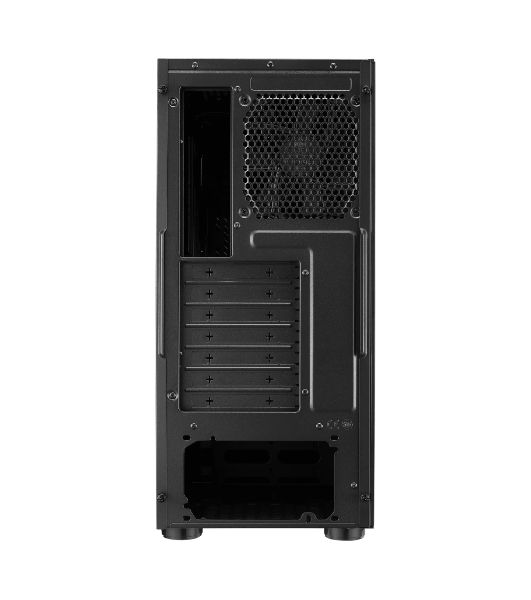 Компьютерный корпус без блока питания Cooler Master Elite 500, 2xUSB3.2, 1x120Fan, w/o PSU, Black, w/o ODD, Window TG left panel, ATX
