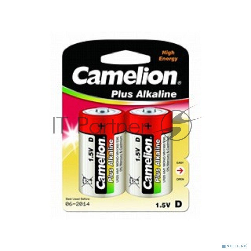 Батарейка Camelion LR20 Plus Alkaline BL-2 1.5В