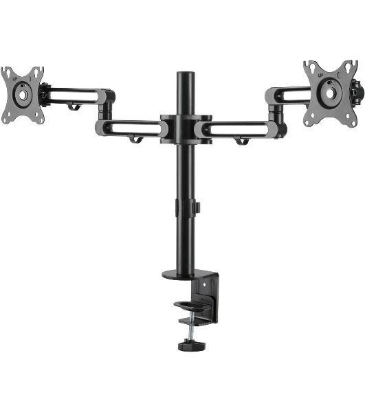 Кронштейн для мониторов Ultramounts UM737 черный 17"-32" макс.8кг крепление к столешнице поворот и наклон