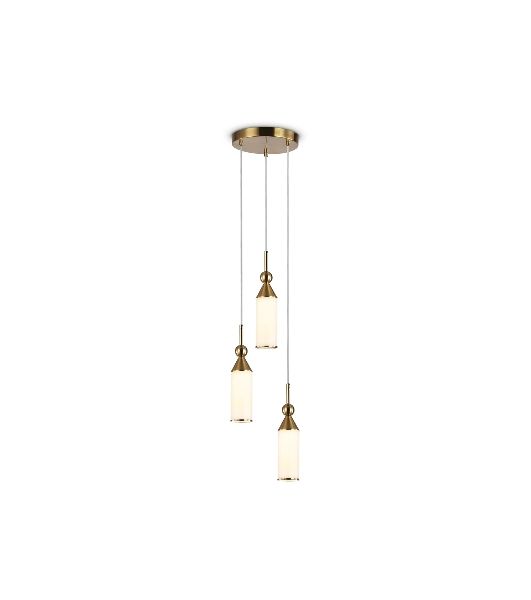 Светильник Ambrella light LH55272/3 BS/FR латунь/белый матовый E14 max 40W D230*1200