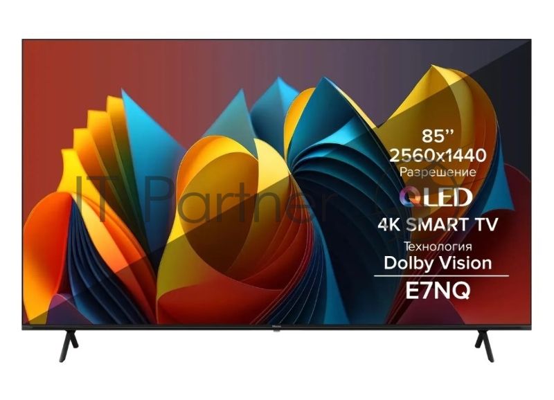 Телевизор Hisense 85" 85U7NQ черный MINILED UHD 120Hz Vidaa