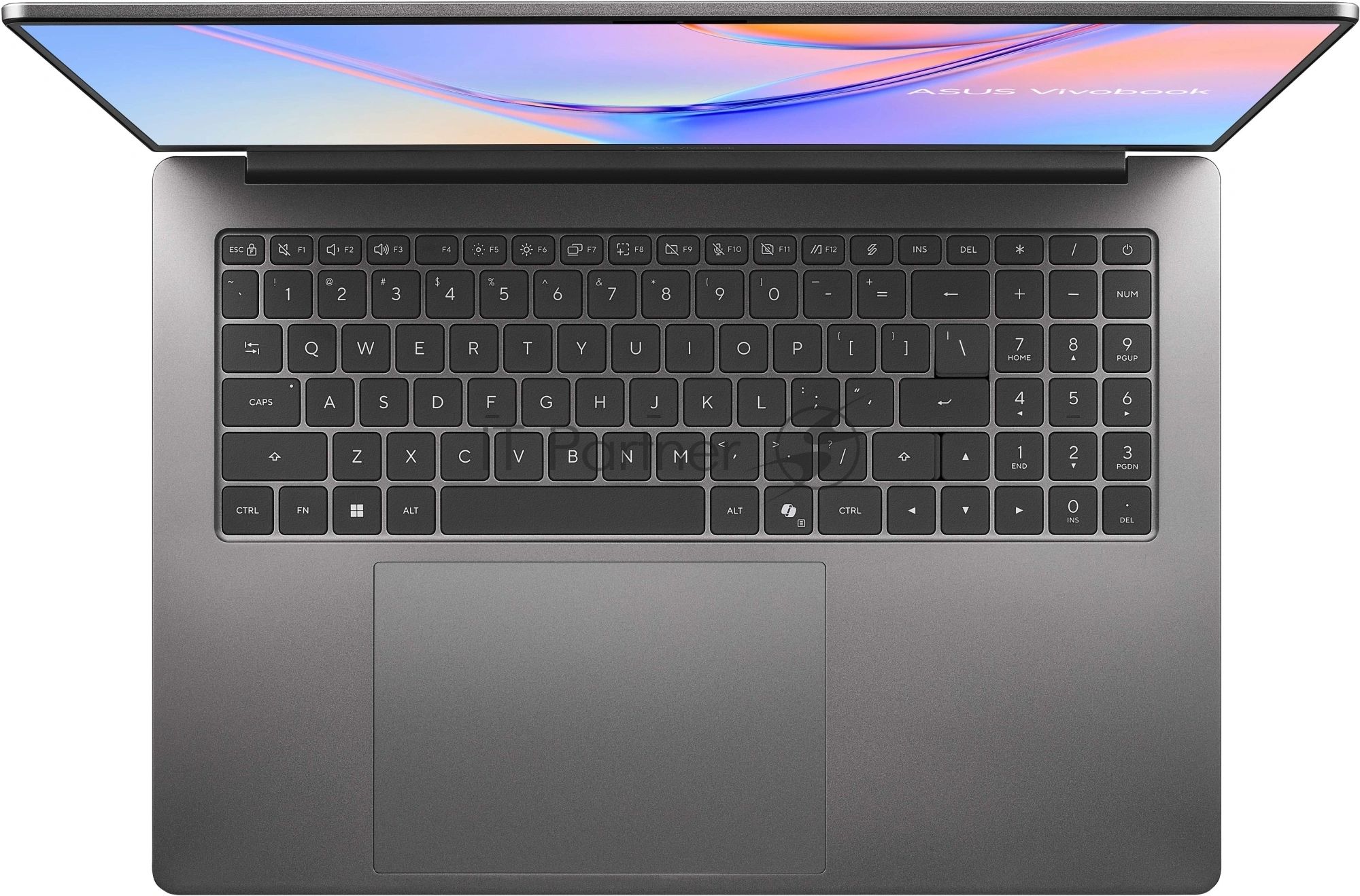 Ноутбук Asus VivoBook S16 S5652MA-TK122/16"/IPS/Intel Core 7 350/16Gb/512Gb SSD/Intel Graphics/без ОС/серый/1.5kg