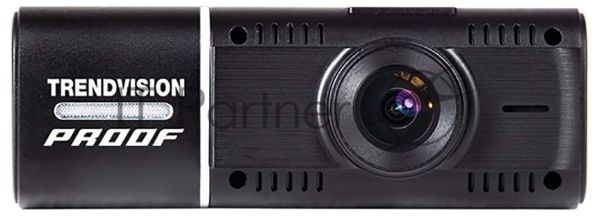 Видеорегистратор TrendVision Proof PRO GPS, 1920x1080, 1.5", с камерой заднего вида, GPS/ГЛОНАСС, G-сенсор, датчик движения