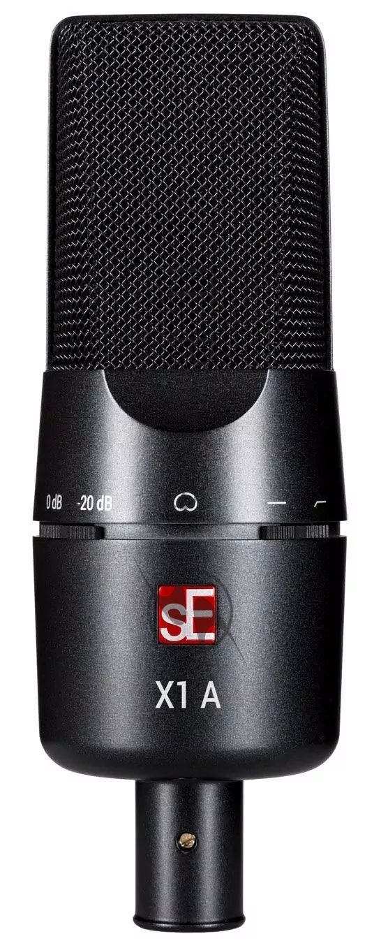 Микрофон конденсаторный sE Electronics X1 A 20 Гц 20 кГц, динамический диапазон: 114 / 134 дБ, кардиоида, комплектация: поворотный микрофонный зажим, адаптер с резьбой
