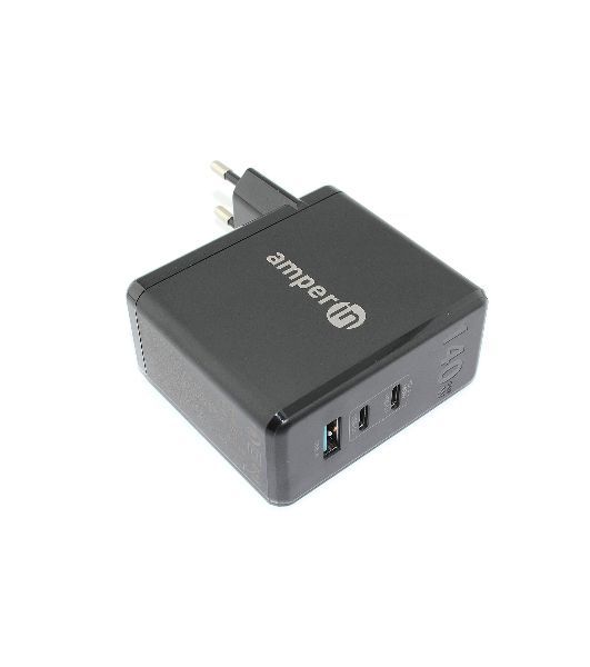 Блок питания (сетевой адаптер) Amperin GaN charger (YDS-TC140-012A) 140W, черный