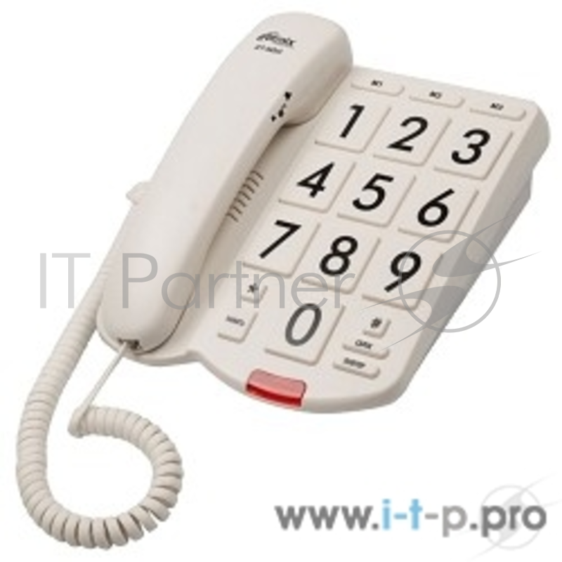 Телефон проводной Ritmix RT-520 слоновая кость