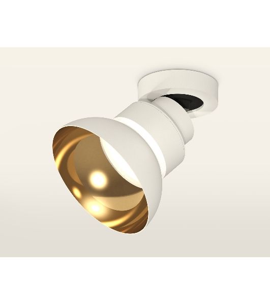 Светильник Ambrella Light XM8101101 SWH/PYG/CL белый песок/золото желтое полированное/прозрачный GX53