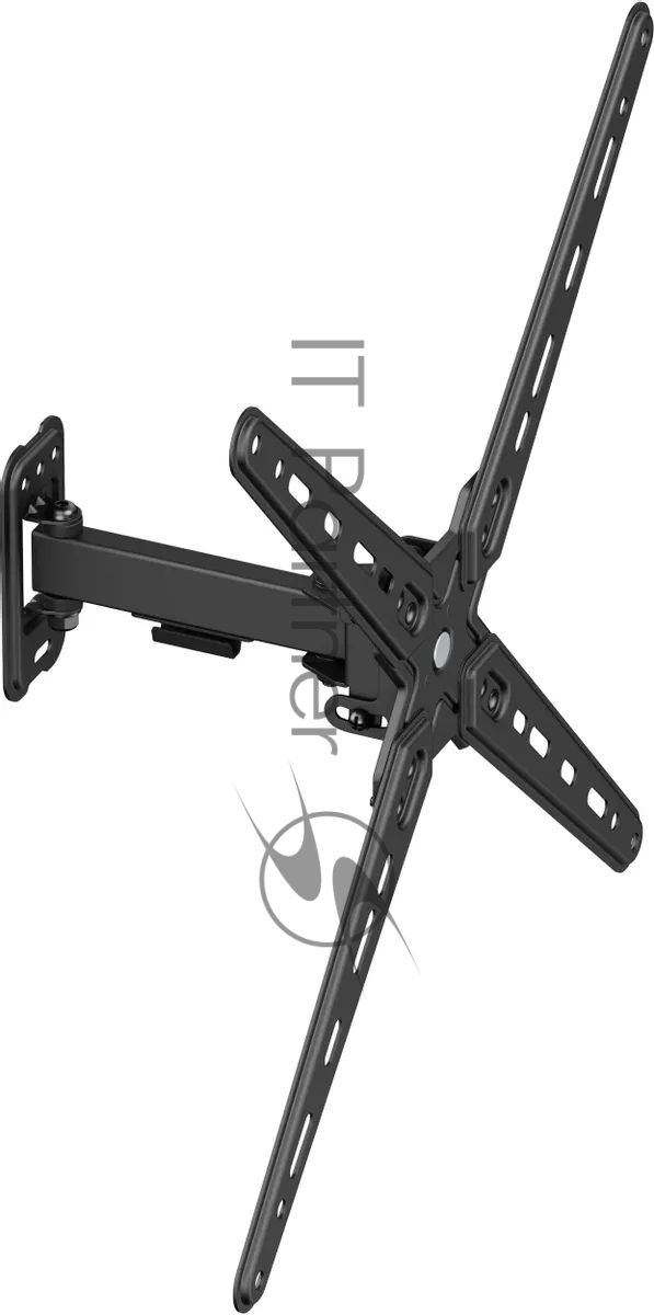 Кронштейн для телевизора Ultramounts UM957 черный 13"-55" макс.25кг настенный поворот и наклон