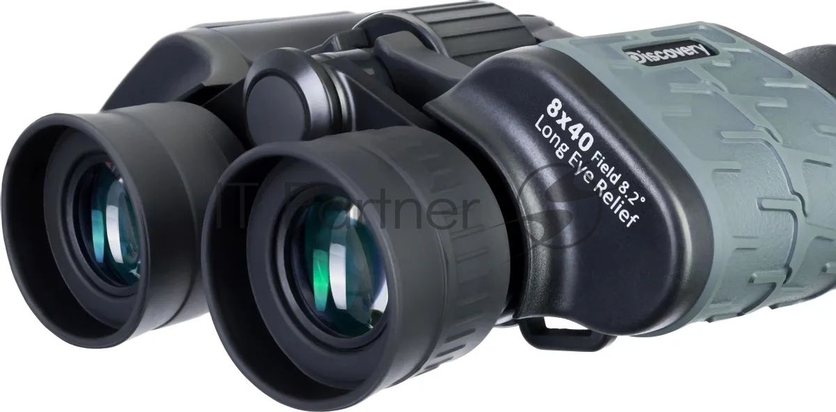 Бинокль Discovery 8-8x 40мм Flint 79582 черный/серый