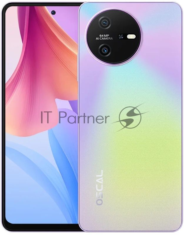 Смартфон OSCAL Tiger 12, 8/128Gb, фиолетовый