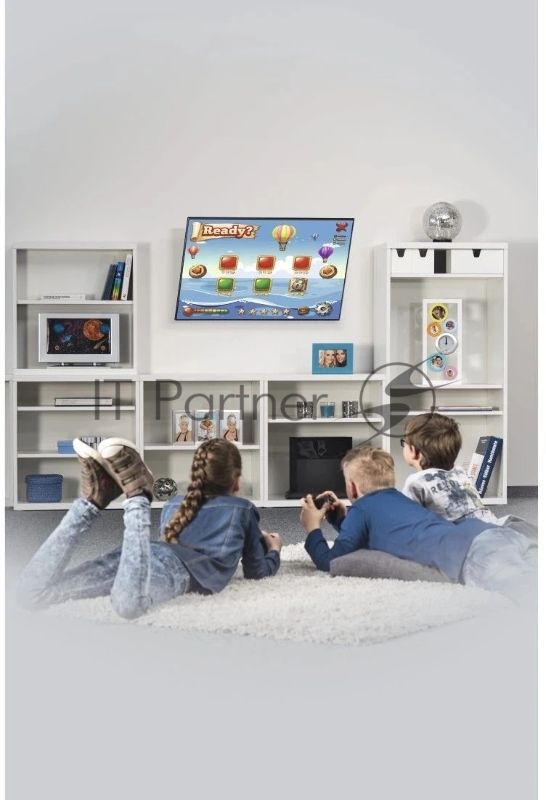 Кронштейн для телевизора Hama 00220814 черный 32"-75" макс.40кг настенный наклон