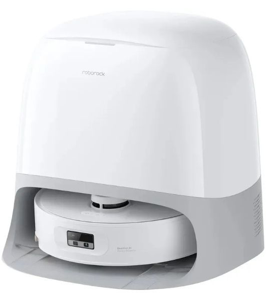 Робот-пылесос Roborock Qrevo Curv 2 Flow белый,  5200 мАч Li-Ion, уборка влажная/сухая, пылесборник контейнер 0,32 л