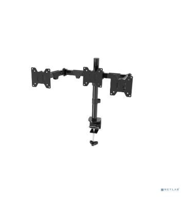 Настольное крепление Wize WDM3-26 для трех мониторов 14"-26", VESA 75x75, 100x100, черный