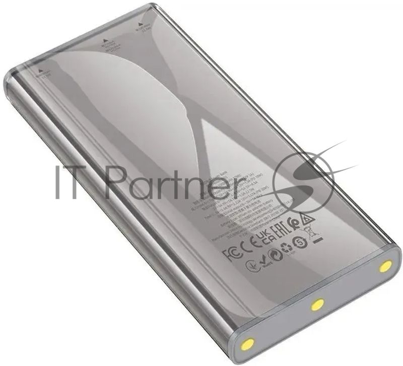 Портативный аккумулятор Hoco J103 Discovery edition 10000mAh QC/PD 22.5W 5A 2xUSB-A/USB-C серый (J103 DISCOVERY EDITION GRAY)
