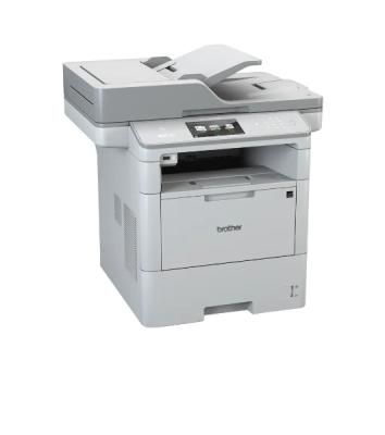 МФУ лазерное Brother MFC6900DW, (A4, монохромный, ч.б. 50 стр/мин, печать 1200x1200, скан. 1200x1200, лоток 520+50 листов, USB, Wi-Fi, NFC, факс, автоматическая двусторонняя печать)