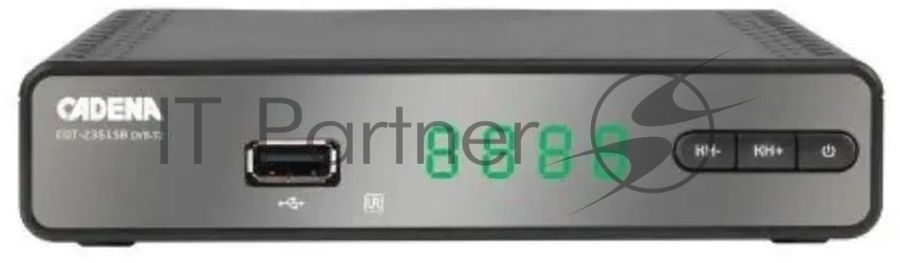 Приставка для цифрового ТВ Cadena CDT-2351SB черный, DVB-T2, DVB-T, HDMI, USB 2.0