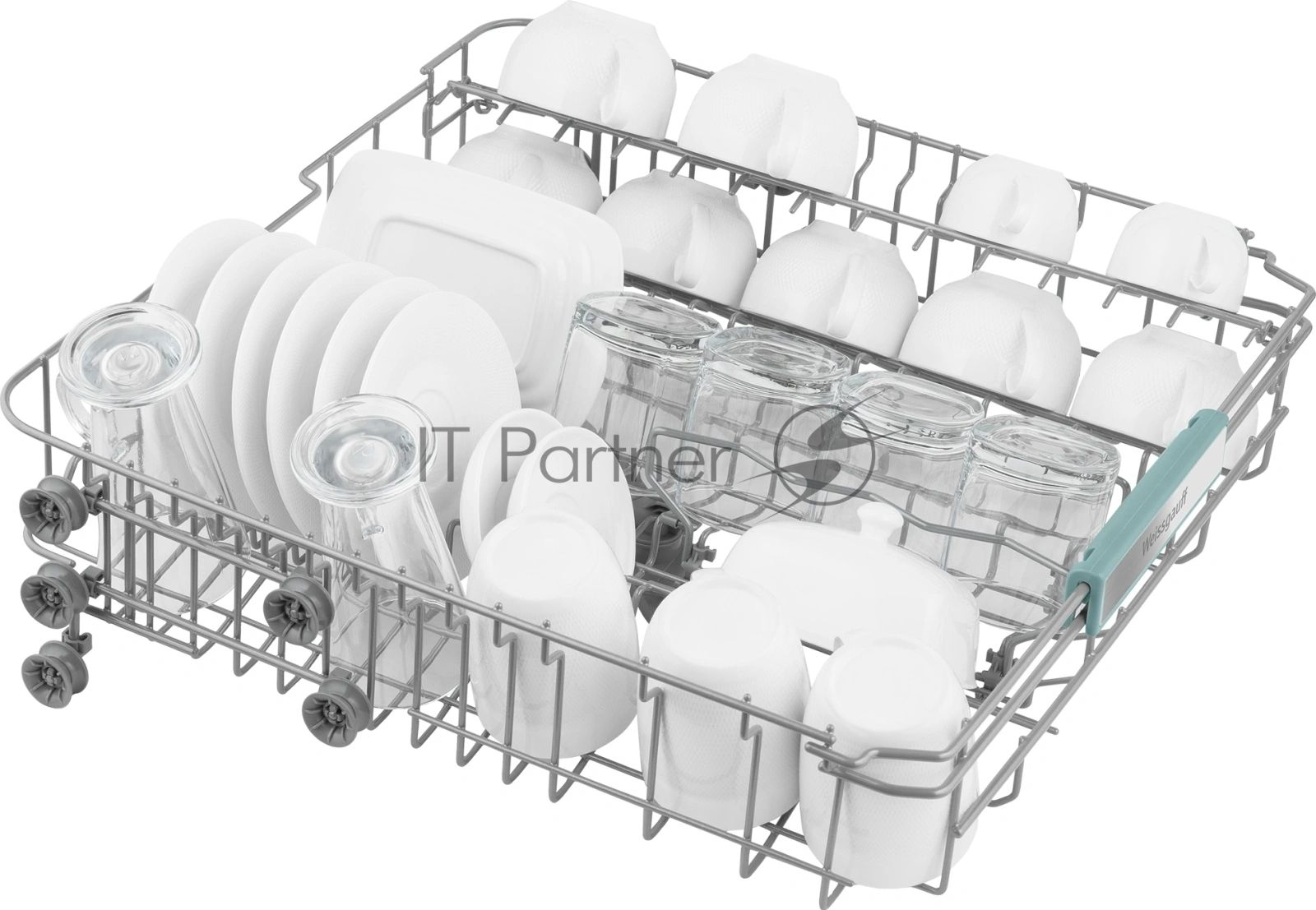 Встраиваемая посудомоечная машина Weissgauff BDW 6135 D Inverter AutoOpen Timer Floor, серебристый, 59.8 см, 14 компл., 49 дБ, класс А+++
