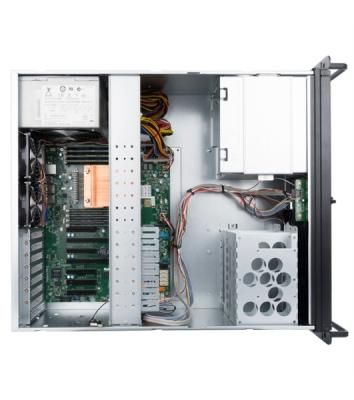 Компьютерный корпус InWin IW-R400-01N/USB3.0*2/Rear fan 8025мм 4200RPM*2/Front fan 8025мм 4200RPM*2/Front door/Air filter for front door/SK35-02