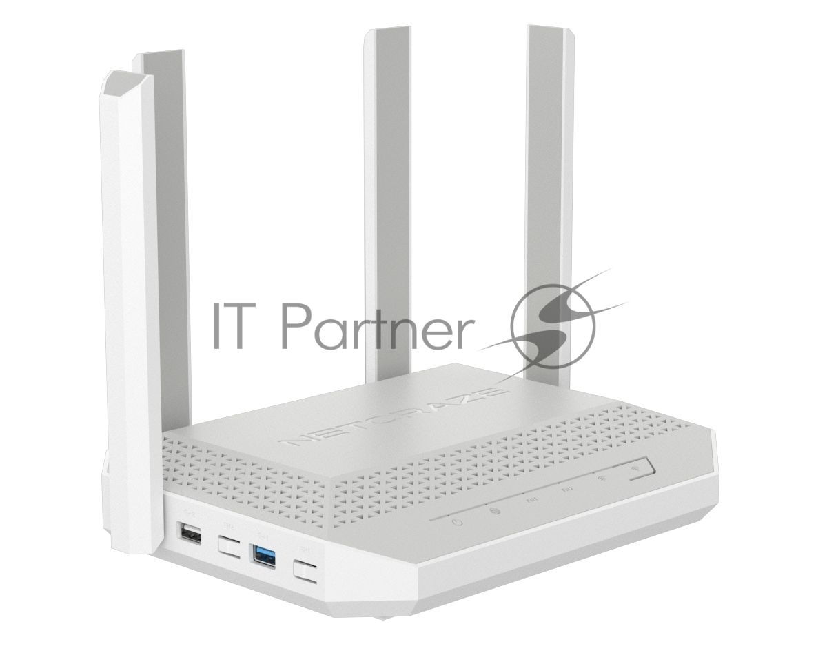 Мультигигабитный интернет-центр Netcraze Ultra (NC-1812) с Mesh Wi-Fi 7 BE7200, Smart-коммутатором 1×10G, 1×2.5G и 4×1G, многофункциональными портами USB 3.2 и 2.0