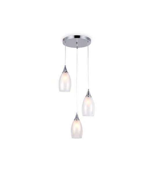 Светильник Ambrella light TR3548/3 CH/CL хром/прозрачный E14 max 40W 370*130*1000