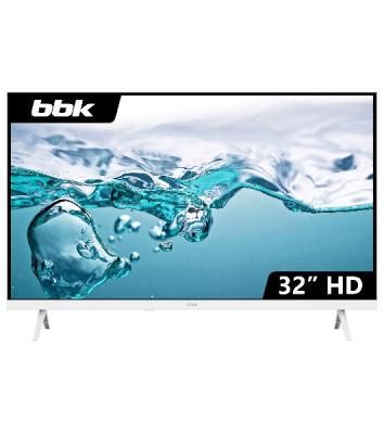 Телевизор BBK 32" 32LEM-1045/TS2C (W) белый DLED HD 60Hz