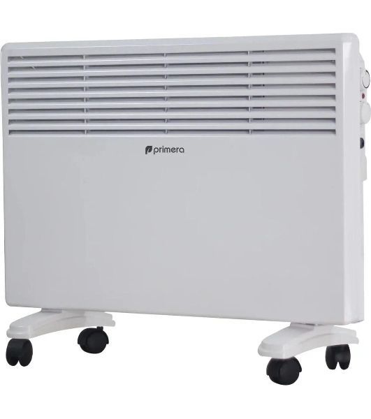 Конвектор электрический Primera PHP-1500-MXB, белый, 1500 Вт, 20 м2, термостат