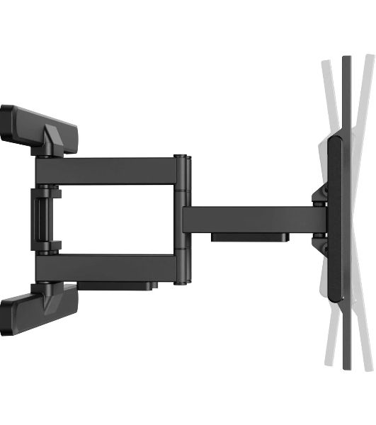 Кронштейн для телевизора Ultramounts UM970 черный 95"-120" макс.60кг настенный поворот и наклон