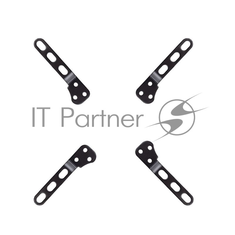 Удлинитель для кронштейнов Kromax ADAPTER-200, черный, 80 шт/уп, Адап. стал. унив. для TV, max VESA 200x200 мм., max вес 20 кг.