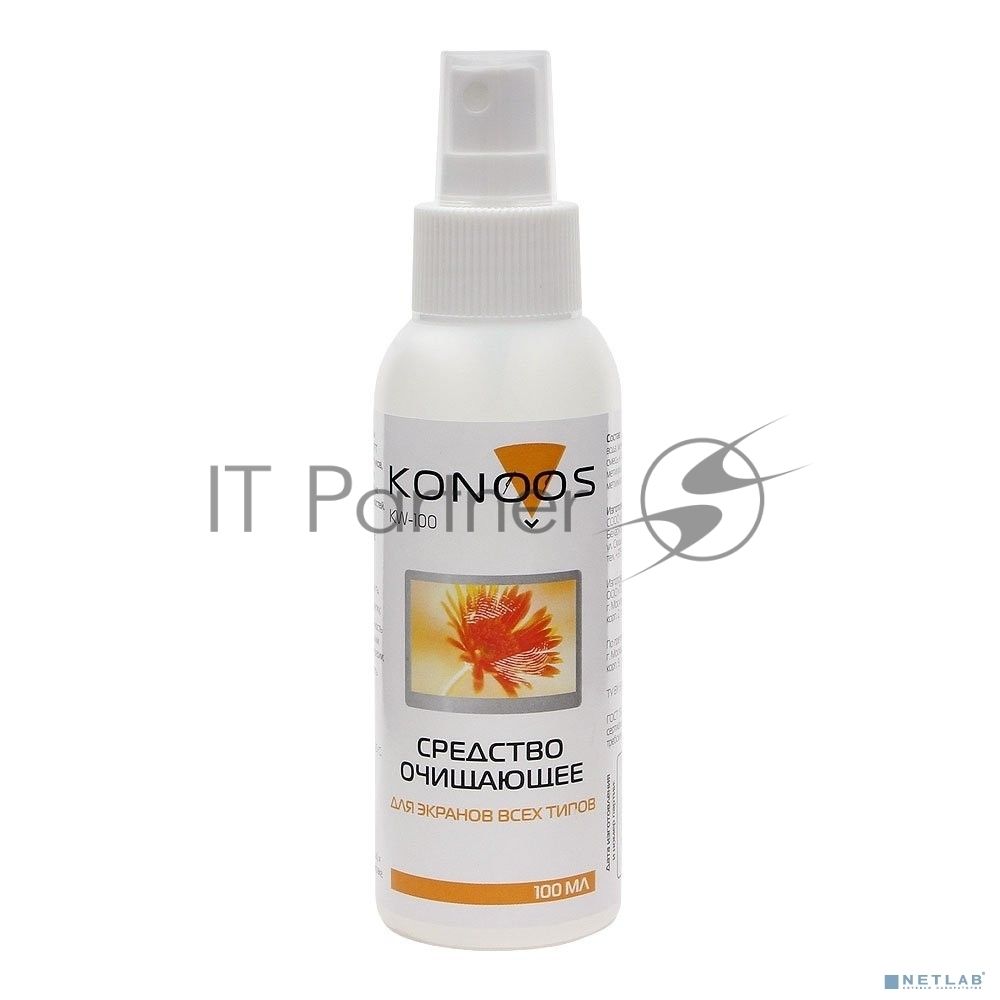 Cпрей для экранов Konoos KW-100, 100 мл