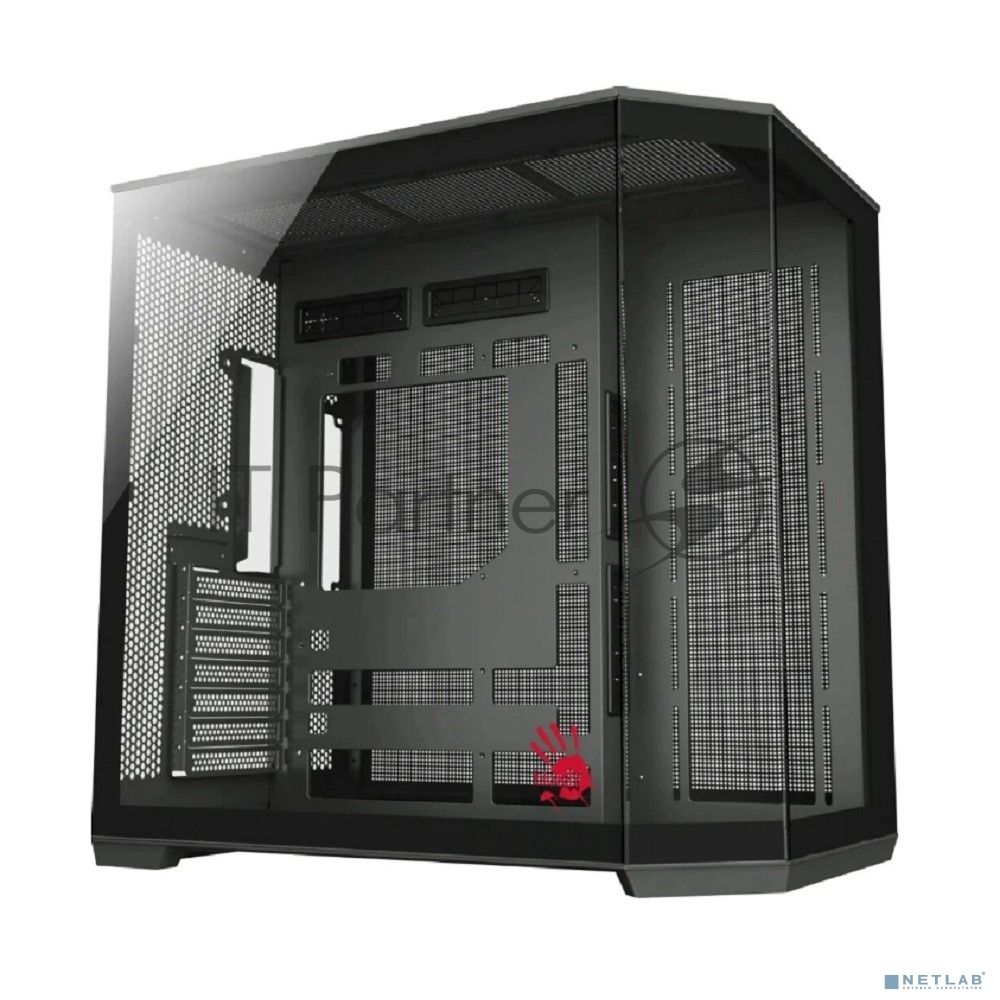 Компьютерный корпус Bloody BD-CC109 черный без БП ATX 10x120мм 2xUSB3.0 audio