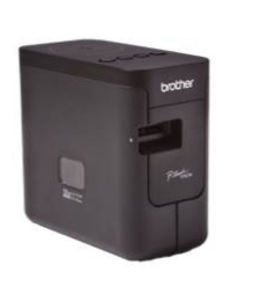 Принтер для наклеек Brother P-Touch PT-P750W (ленты TZe, HSe 3,5/6/9/12/18/24 мм, 30 мм/с, 180х360т/д, автообрез. с полуобрезкой, печать ШК, USB2.0, WiFi, NFC, Wi-Fi Direct, БП, USB-кабель, ПО, лента 24мм/4м, замена PT-2430PC)