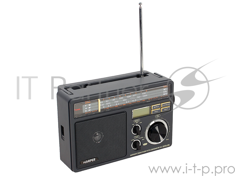 Радиоприемник Harper HDRS-099 (Дисплей; USB; SD карта; радио)
