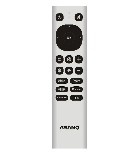 Телевизор Asano 43" 43LF5011T белый LED FHD 60Hz Салют ТВ