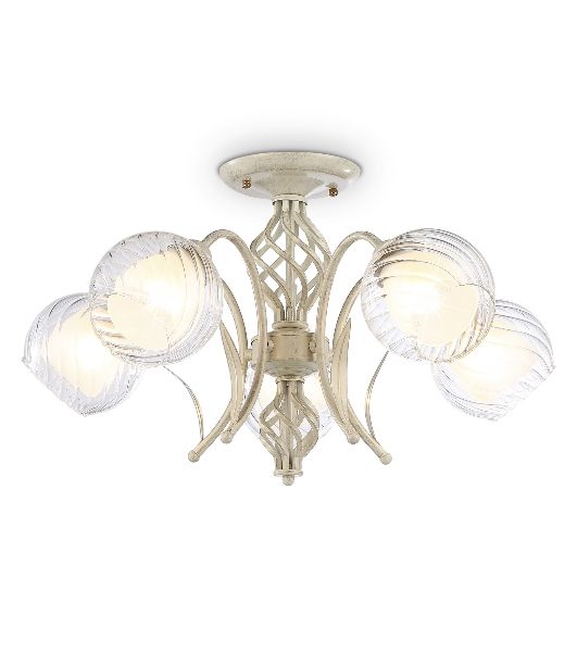 Светильник Ambrella light TR3066/5 WH/GD белый/золото E27*5 max 40W D590*340