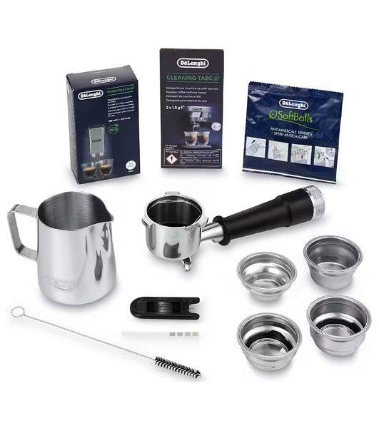 Кофеварка рожковая DELONGHI EC9555 ВК черный, исп. кофе - молотый/зерновой, 2 л, 1550 Вт, 19 Бар