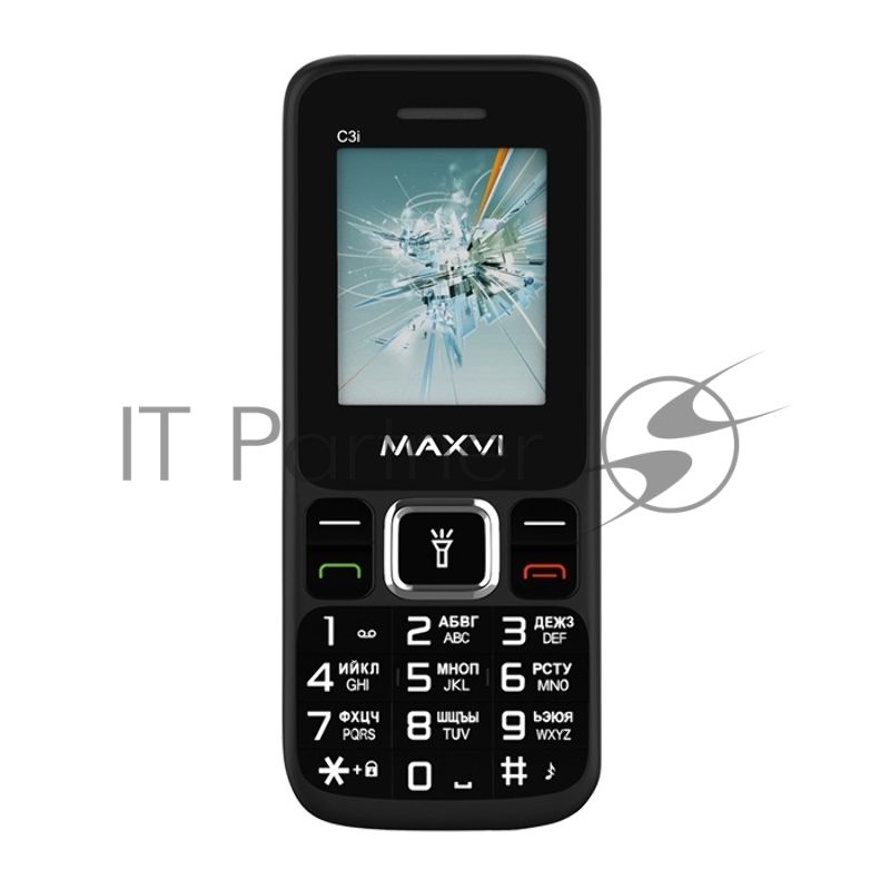 Мобильный телефон Maxvi C3i черный