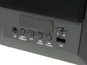 Акустическая система 2.0 SVEN MC-10, чёрный, мощность 2x25Вт (RMS), FM-тюнер, USB/microSD, дисплей, пульт ДУ, Bluetooth SVEN MC-10, чёрный, акустическая система 2.0, мощность 2x25Вт (RMS), FM-тюнер, USB/microSD, дисплей, пульт ДУ, Bluetooth