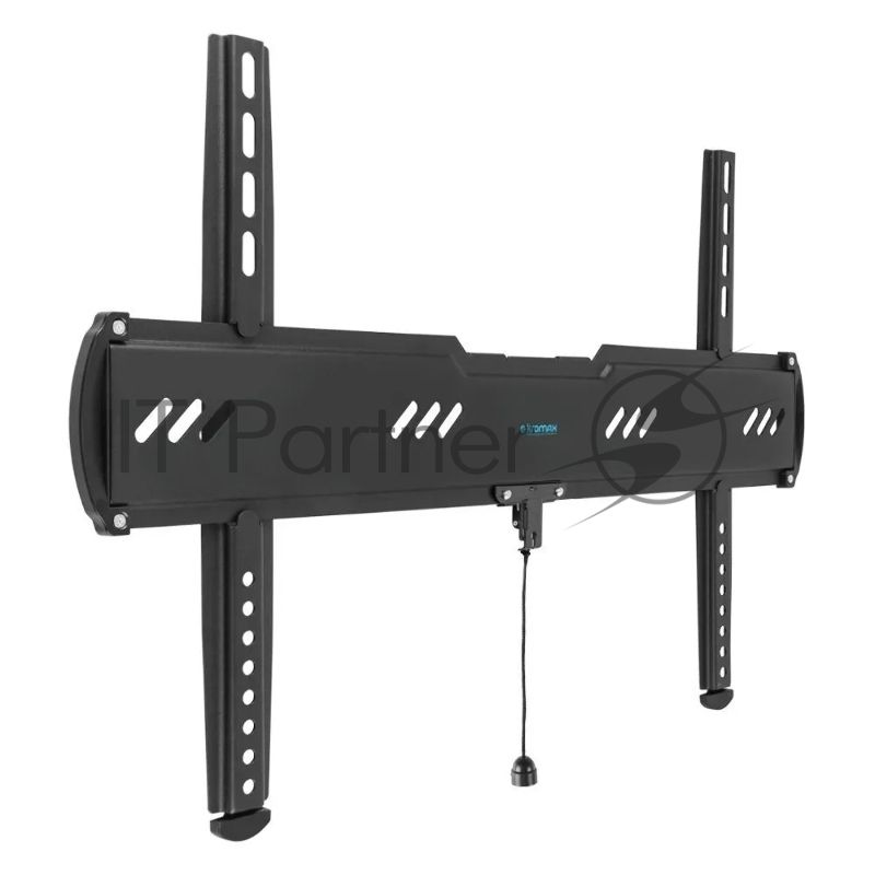 Кронштейн для телевизора Kromax Ultra Slim-100, 32"-90", макс. 55кг, настенный, фиксированный черный