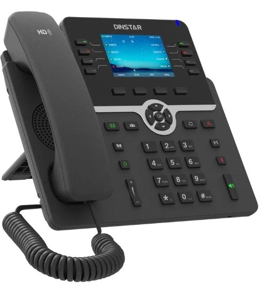 Телефон IP Dinstar C64GP черный