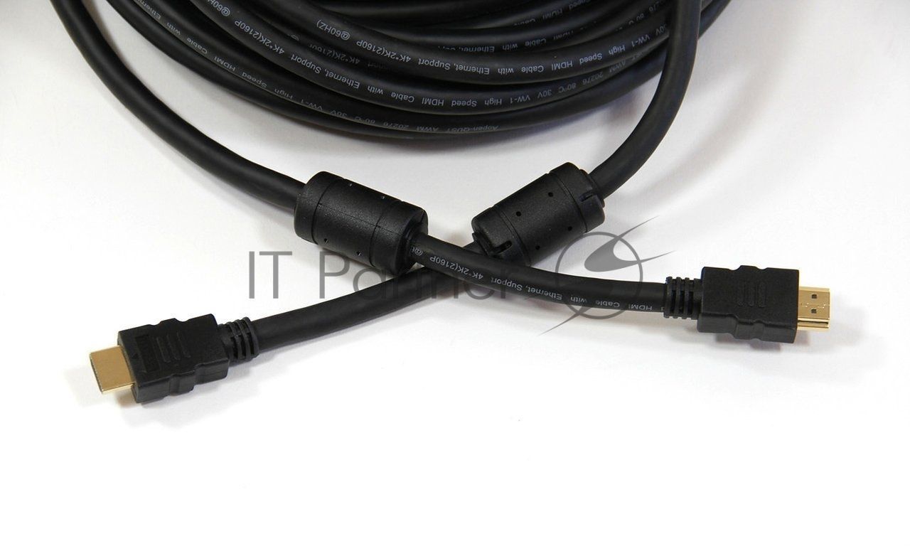 Кабель HDMI 19M/M ver 2.0, 20М, 2 фильтра  Aopen