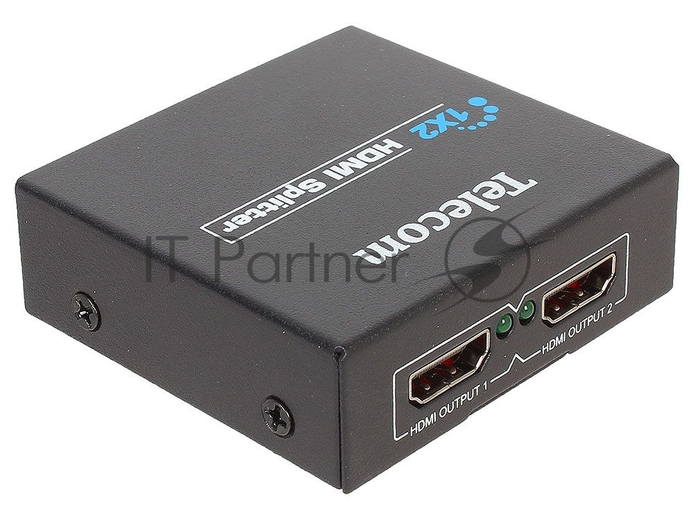 Разветвитель HDMI 1=>2 Telecom TTS5010, каскадируемый, 1.4v+3D