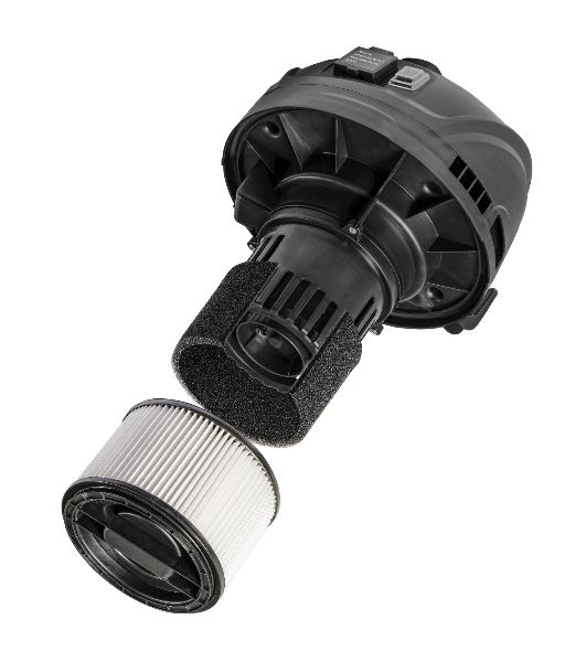 Строительный пылесос Bort BSS-1220-M (93417814) синий, 270/1200 Вт, уборка сухая/влажная, пылесборник мешок/контейнер, 20 л