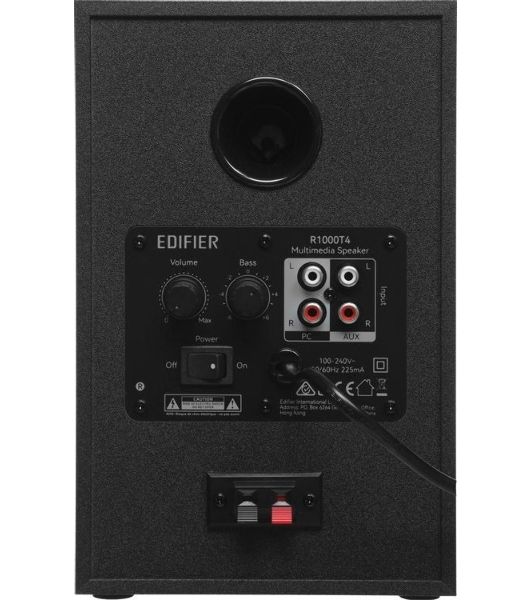 Колонки Edifier R1000T4 Wood черный (24W)