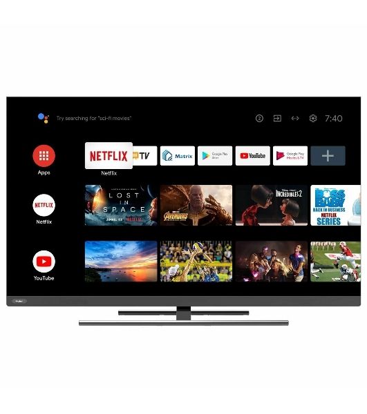 Телевизор Haier 50" AX Pro серебристый DLED 4K UHD 60Hz Smart TV Android TV