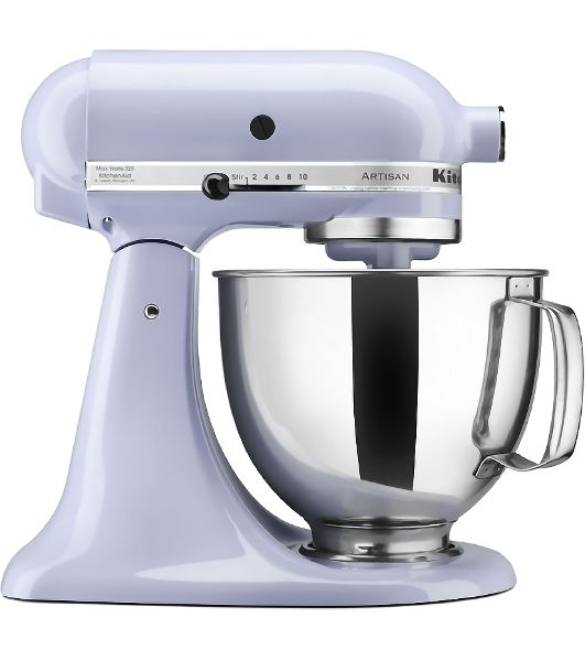 Настольный миксер с откидным блоком KitchenAid 5KSM125ELR Artisan 4.8 л цвет лавандовый