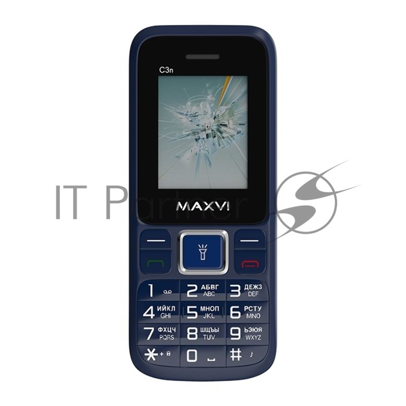 Мобильный телефон Maxvi C3n маренго